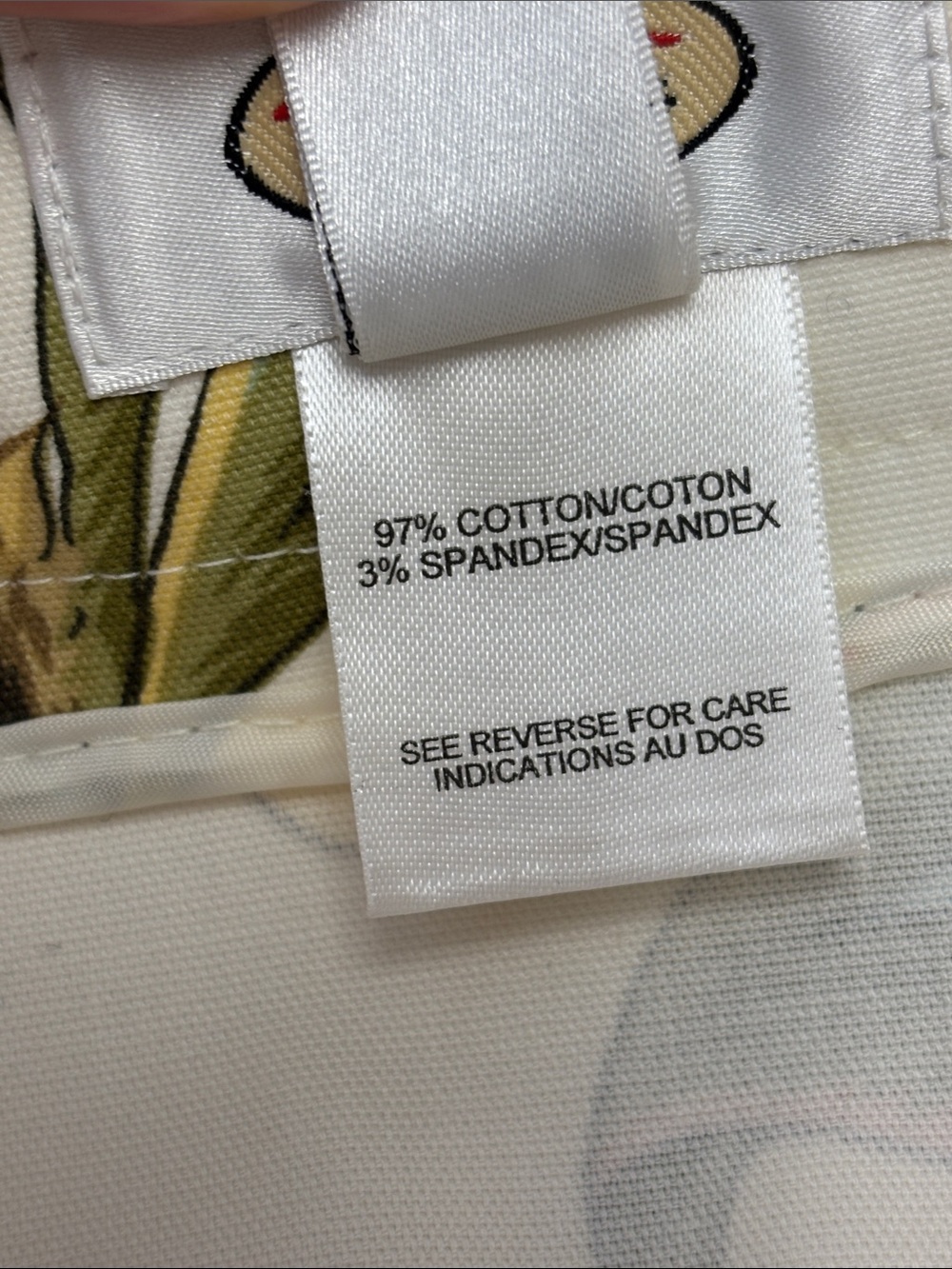NWOT Talbots Vintage Cream A-Line Skirt with Pink, Yellow & Green Floral Print - Picture 3 of 6